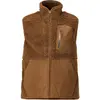 Image de Mascot, Hommes, Gilet, Gilet en fourrure de fibres avec fermeture éclair, brun noisette, taille S, Marron, (S)