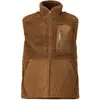 Image de Mascot, Veste de travail, Gilet en fourrure de fibres avec fermeture éclair Marron noisette, taille XL (XL)