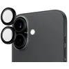 Image de Protection d'objectif de caméra de téléphone portable en verre trempé PanzerGlass Hoops Noir pour Apple iPhone 16/16 Plus