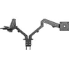 Image de Vision Monitor Desk Arm Dual (Tables, 27", 14 kg), Support de moniteur, Noir