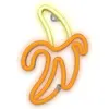 Image de Forever Light, Veilleuse, Néon LED BANANA blanc jaune Chauve-souris + USB FLNE10