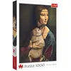 Image de Trefl Mona Lisa avec chat (1000 pièces)