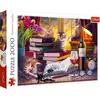 Image de Trefl Puzzle 2000   Katzen am Fenster (2000 pièces)