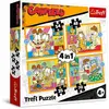 Image de Trefl 4 in 1 Puzzle 35, 48, 54, 70 Teile   Garfield (70 pièces)