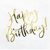 Image de Partydeco, Serviettes de table, Happy (20 pcs, 33 x 33 cm)