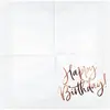 Image de Partydeco, Serviettes de table, Happy (20 pcs, 33 x 33 cm)
