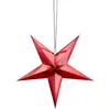 Image de Partydeco Étoile en papier rouge (30cm) (1 pcs)