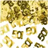 Image de Partydeco Confettis métalliques 60 ans (100 pcs)