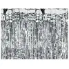 Image de Partydeco Rideau de fête argent (1 pcs)