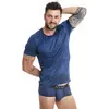 Image de Anais, Hommes, T-shirt, T-shirt "Marine" pour homme, Bleu, (L)
