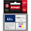 Image de Activejet, Cartouche d'impression, AH-62CRX Cartouche d'encre (remplacement de HP 62XL C2P07AE prime couleur) (M, C, Y)