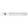 Image de Activejet, Multiprise, APN-8G/3M-GR Câble d'extension 8 sorties CA Indoor Gris (8x, CEE 7/16, PECO 7/5, 3 m)