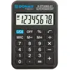Image de Donau, Calculatrice, Calculatrice de poche tech, 8 chiffres, affichage, dimensions 89x58x11 mm, noir (Fonctionnement sur piles)