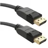 Image de Qoltec 50468 Câble DisplayPort Noir (0.06 m), Câble vidéo