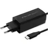 Image de Qoltec 52419 65 W GaN Super-Schnellladegerät 5 20 V 3 3 25 A USB-C 3.1 (65 W, 1 portion), Chargeur USB, Noir