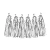 Image de Partydeco Guirlande Pompons Argent (50 pcs)