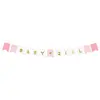 Image de Partydeco Guirlande Baby Girl 1.75 m, en or/rose (1 pcs)