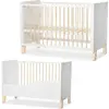 Image de KinderKraft, Lit pour enfant, Nico Cot en bois blanc (60 x 120 cm)