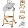 Image de KinderKraft, Chaise haute, Enock + fonction chaise longue Calmee (Chaise haute pour escaliers)