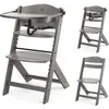 Image de KinderKraft, Chaise haute, high chair ENOCK brown (Chaise haute pour escaliers)