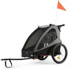 Image de KinderKraft, Poussette, Bike Trailer for Kids NAVA WALK grey