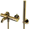 Image de Omnires, Robinetterie de salle de bains, y - badkraan met accessoires, goud