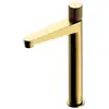 Image de Omnires, Robinetterie de salle de bains, contour - wastafelkraan, geborsteld goud
