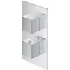 Image de Omnires, Robinetterie de salle de bains, Thermostatique douche et bain encastré extérieur Fresh Chrome