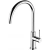 Image de Omnires, Robinetterie de cuisine, Robinet de cuisine en chrome avec technologie AIR WATER et cartouche céramique