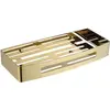 Image de Omnires, Rangement pour douche, Uni Badezimmerkorb Gold