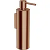 Image de Omnires, Distributeur de savon + porte-savon, Modern Project Seifenspender, 150 ml, gebürstetes Kupfer