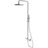 Image de Omnires, Pommeau de douche, y - doucheset met kraan, diameter 25 cm, chroom