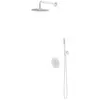 Image de Omnires, Système de douche, Y-Unterputz-Duschset mit Regenbrause, mattweiss