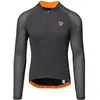 Image de Radvik, Hommes, Maillot de cyclisme, M ska koszulka z d ugim r kawem THIALFI GTS rozmiar XL (XL), Noir, Gris, XL