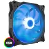 Image de Silentium PC Stella HP RGB 140 PWM Ventilateur de boîtier d'ordinateur (140 mm, 1x), Ventilateur PC, Noir, Blanc