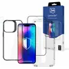Image de 3MK Comfort Set 4in1 iPhone 14 Pro Max 6.7" Zestaw akcesoriów ochronnych 4w1 (1 pcs, Apple iPhone 14 Pro Max), Téléphone portable : film de protection, Noir