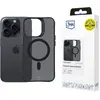 Image de 3MK Smoke MagCase iPhone 15 Pro Max 6.7 (Apple iPhone 15 Pro Max), Coque pour téléphone portable, Transparent, Noir