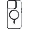 Image de 3MK Satin Armor MagCase iPhone 15 Pro 6.1 (Apple iPhone 15 Pro), Coque pour téléphone portable, Transparent, Noir