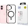 Image de 3MK Satin Armor MagCase iPhone 16 6.1 (Apple iPhone 16), Coque pour téléphone portable, Noir, Transparent