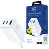 Image de 3MK  adowarka sieciowa Hyper GaN Charger 65W 1xUSB-A 2xUSB-C PD QC4+ bia y (65 W, 3 ports), Chargeur USB, Blanc