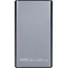 Image de Extralink EPB-126 20000mAh Srebrny Banque de puissance Power bank, 45W PD, USB-C (20000 mAh, 45 W, 74 Wh), Chargeur de secours, Gris