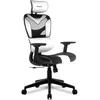 Image de Huzaro Chaise de jeu COMBAT 8.0 White, Chaise gaming, Noir, Blanc