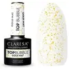 Image de Activeshop, Vernis à ongles, Hybrid Top Bubble Gold Mat 5g (Top coat)