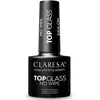 Image de Claresa, Vernis à ongles, Verre Uvled Top No Wipe - 5 G (Transparent, Top coat, Vernis gel UV)