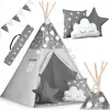 Image de Tente Tipi pour Enfants avec Guirlande et Lumières