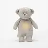 Image de Moonie Peluche - The Humming Bear Organic 2.0 - Gris Naturel | Peluche White Noise avec Lumière