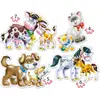 Image de Castorland Animaux avec bébés, 4x puzzle (4+5+6+7) (4 pièces)