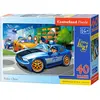 Image de Castorland Police Chase, puzzle de 40 pièces (40 pièces)