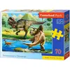 Image de Castorland Tyrannosaurus vs Triceratops, puzzle 70 pièces (70 pièces)