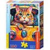 Image de Castorland Puzzle 100 pièces Cat Bus Travel (100 pièces)